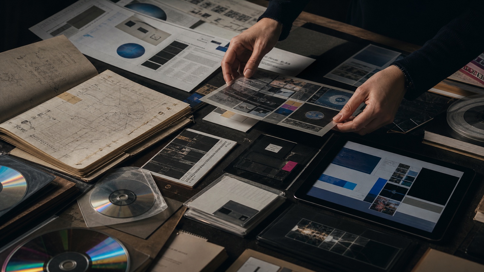 Cyber Studio archive materials spanning early and contemporary web design